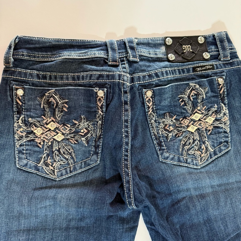 Miss Me Skinny Size 32 Blue Denim Jeans